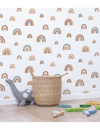 Papier peint enfant - Good-Looking Rainbows pas cher 