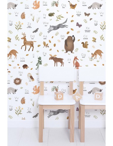 Papier peint animaux - Forest ABC de votre