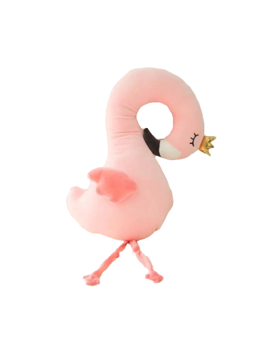 Peluche Flamant Rose Coussin Pastel le concept de la Pate a emporter 