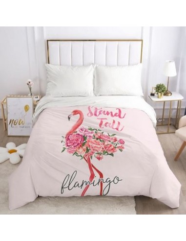 Housse de Couette Flamant Rose Bouquet JUSQU'A -70%! 