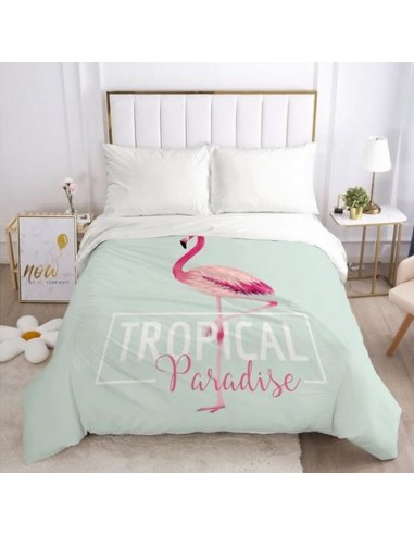 Housse de Couette Flamant Rose Tropical hantent personnes