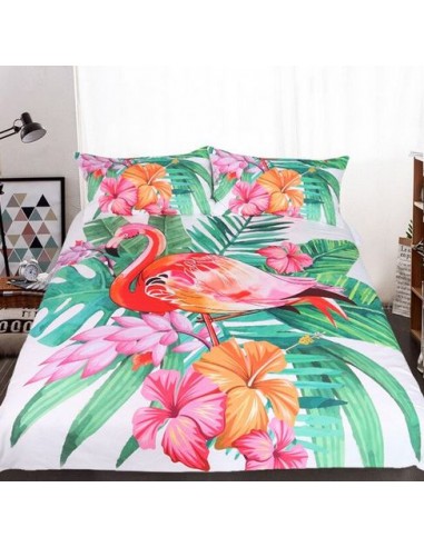 Housse de Couette Tropical Flamant Rose hantent personnes