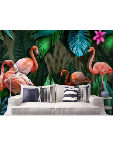 Papier Peint Flamant Rose online