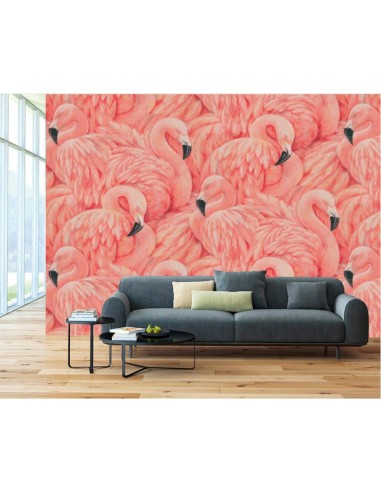 Déco Murale Flamant Rose est présent 