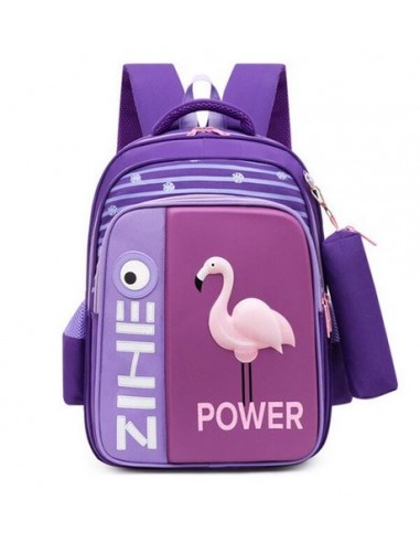 Cartable Flamant Rose Power Lilas store