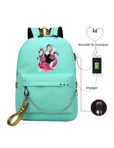 Cartable Flamant Rose Futur Turquoise meilleur choix