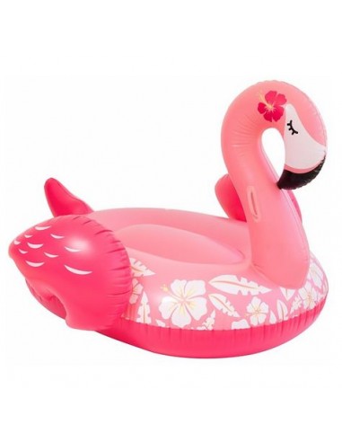 Bouée Flamant Rose Fleurs XL livraison gratuite