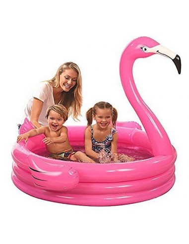 Piscine Ronde Gonflable Flamant Rose prix