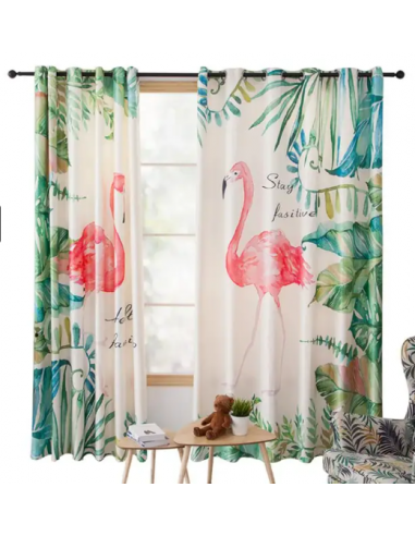 Rideaux Flamant Rose Venise JUSQU'A -70%! 