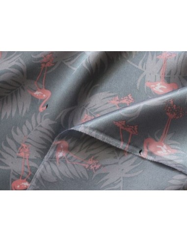 Tissu Flamant Rose au mètre ou a consommer sur place