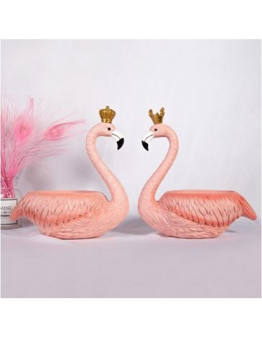 Figurines Flamant Rose le des métaux précieux