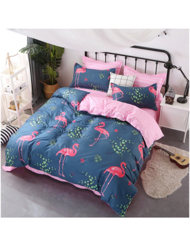 Parure Housse de Couette Flamant Rose prix pour 