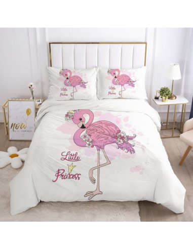 Housse de Couette Flamant Rose Princesse ou a consommer sur place