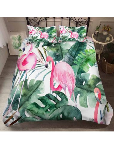 Housse de Couette Flamant Rose 240x220 vente chaude votre 