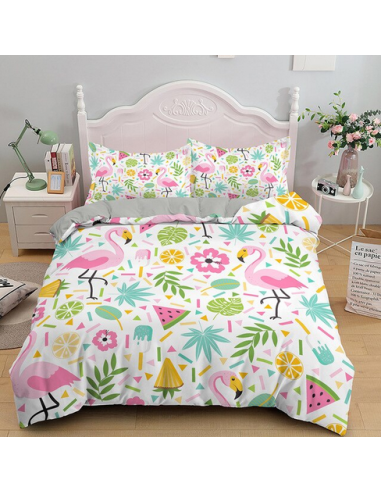 Housse de Couette Flamant Rose Kawaii Toutes les collections ici