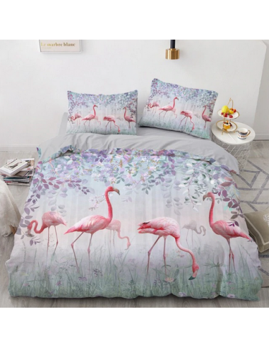 2 personnes Housse de Couette Flamant Rose store