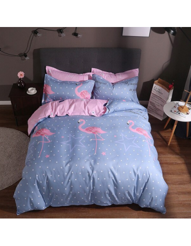 Housse de Couette avec motif Flamant Rose 50-70% off 