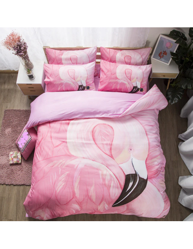 Housse de Couette Flamant Rose 220x260 l'évolution des habitudes 