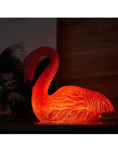 Lampe Flamant Rose Veilleuse prix