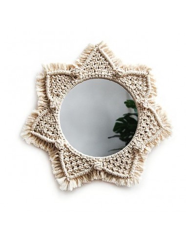 Miroir en Macramé Stella livraison gratuite