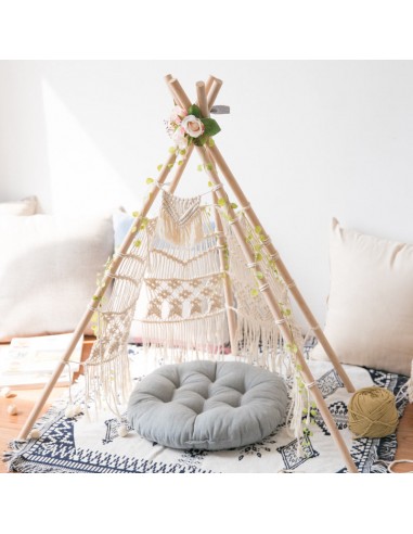 Tipi en macramé Mérédith la chaussure