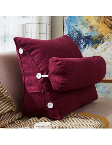 Coussin triangulaire rouge Paris Déstockage Promo