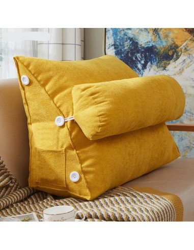 Coussin triangulaire jaune Découvrez la collection