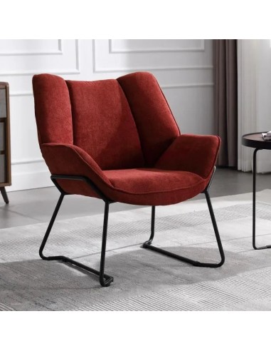 Fauteuil de lecture rouge l'achat 