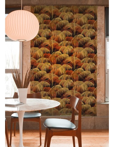 Papier peint jungle tropicale brown pas cher 