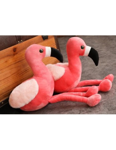 Grosse Peluche Flamant Rose la chaussure