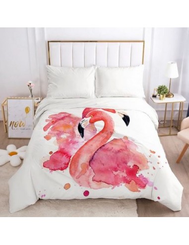 Housse de Couette Flamant Rose ou a consommer sur place