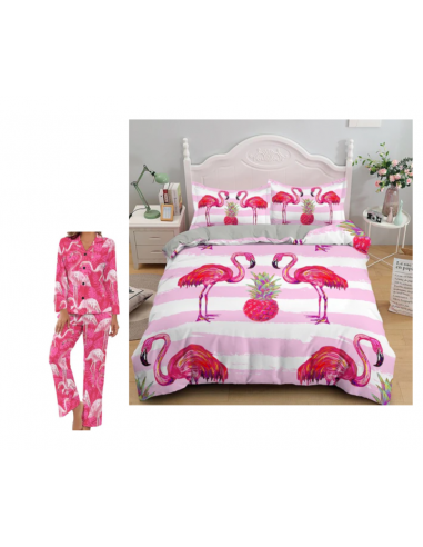 Pack "Bonne nuit" Flamant Rose des créatures d'habitude